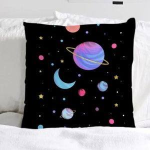 2 Galaxy Decor Pillow Cases